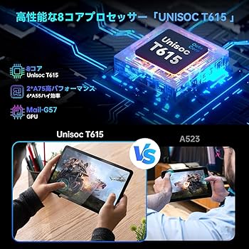 Amazon.co.jp: Alphawolf LPad2S Android 15 タブレット 10インチ Wi